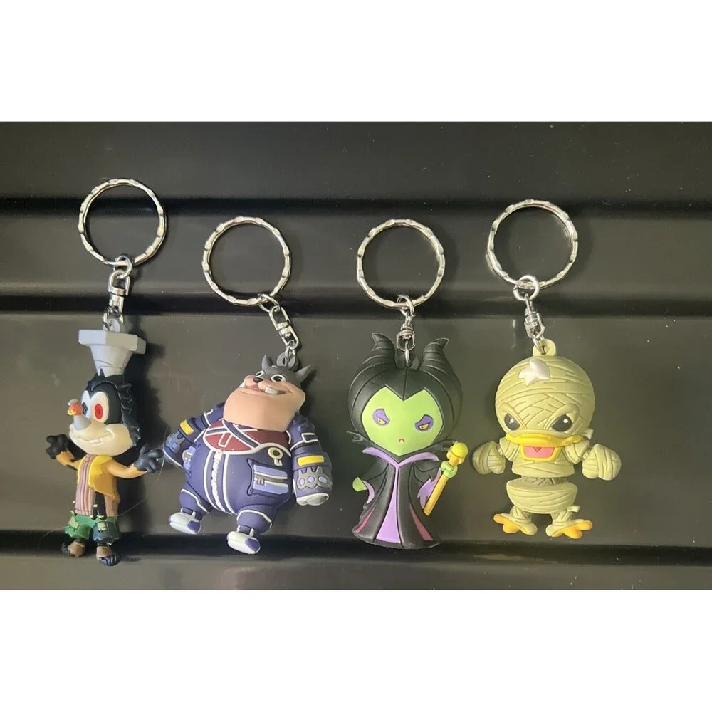 Figural Disney KINGDOM HEARTS II Mystery Blind Bag Keyring (Lot of 16) NWOT